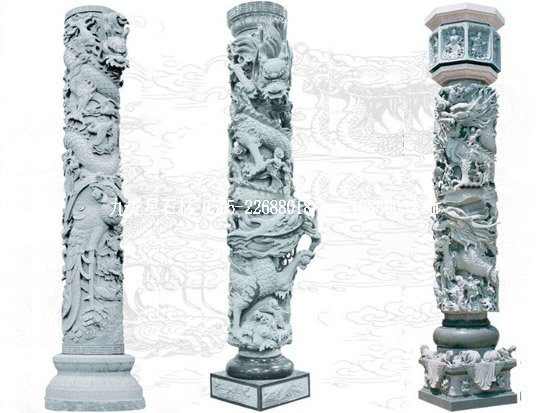 石雕龍柱雕刻廠講解龍柱的藝術價值